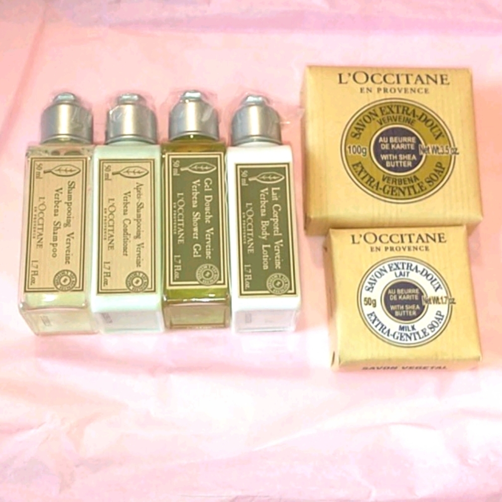 ✈️L'Occitane Deluxe Verbena Travel Bath Set